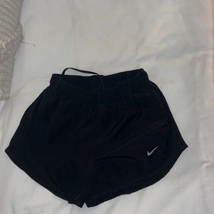 Black Nike tempo shorts